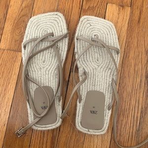 Zara Sandals *never been worn*